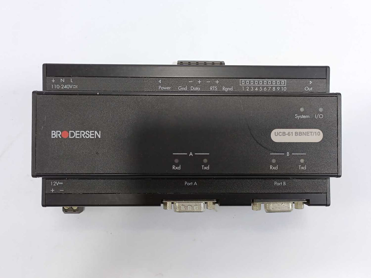 BRODERSEN UCB-61/BBNET/PS Backplane Bus Module 110-240V