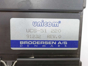 BRODERSEN / Unicom UCS-51 220 Control System 220V, Fuse T0.25A