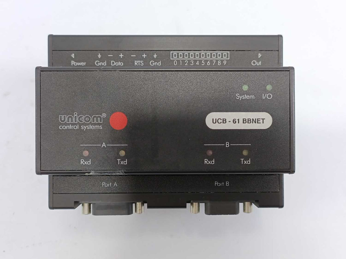 BRODERSEN / Unicom UCB-61 BBNET Backplane Module 220VAC