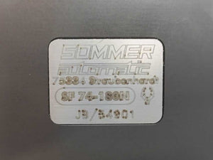 SOMMER AUTOMATIC SF74-180N Pneumatic Flat Swivel Unit
