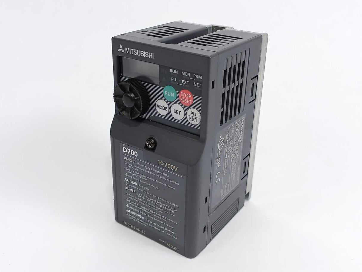 Mitsubishi FR-D720S-014-EC DR-D700 Compact Inverter 0.2kW