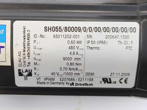 ELAU SH055/80009/0/0/00/00/00/00/00 Servo Motor 0.60 kW
