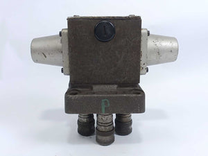 Rexroth 4 WP 10 E10 Directional Valve w/ 4x Bruning SM-251-BSP-F