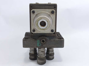 Rexroth 4 WP 10 E10 Directional Valve w/ 4x Bruning SM-251-BSP-F