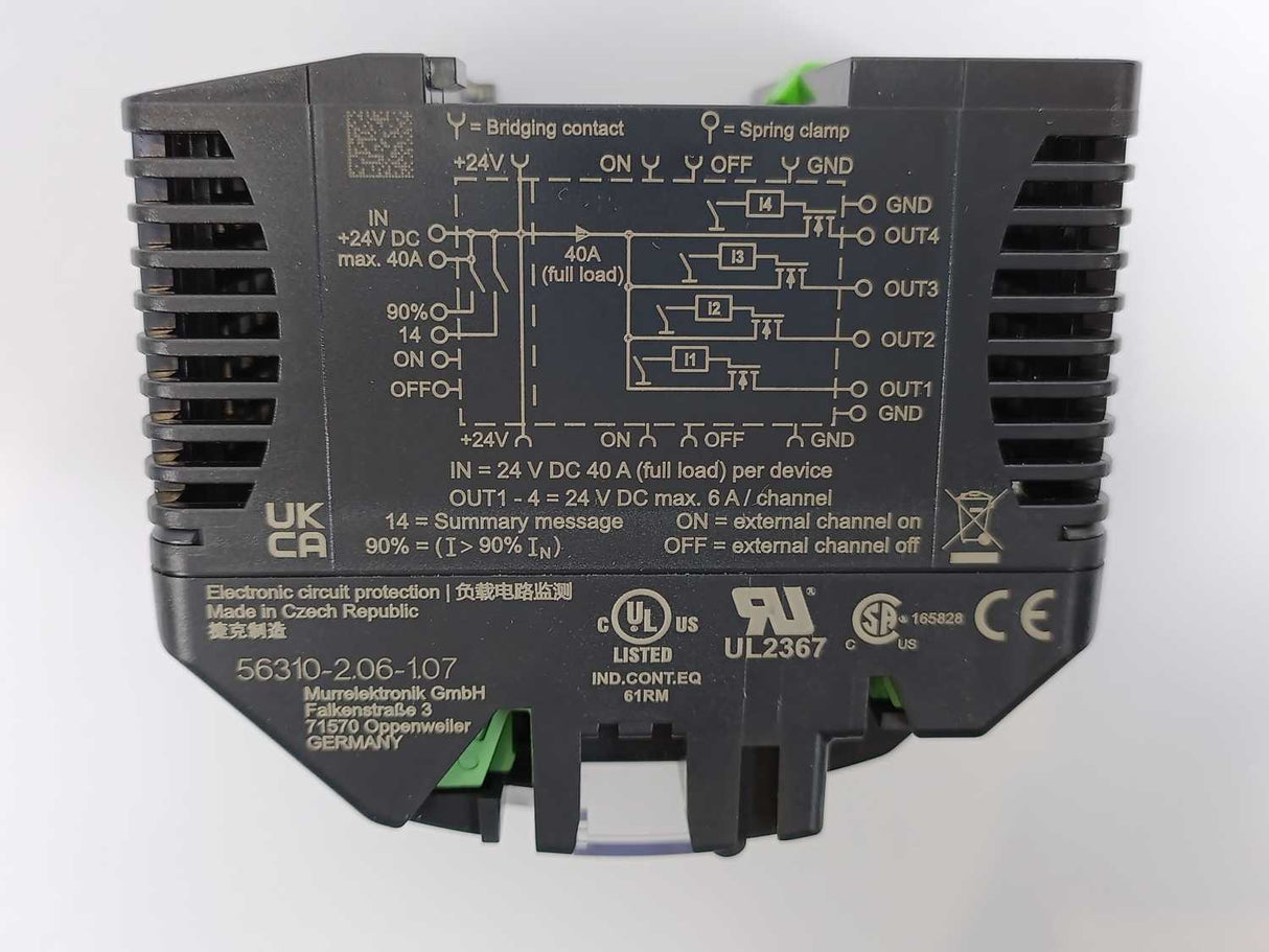 MURR Elektronik 9000-41084-0100600 Mico+4.6 Electronic Circuit Protection