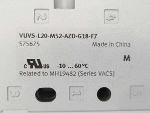 Festo 575675 VUVS-L20-M52-AZD-G18-F7 Solenoid Valve