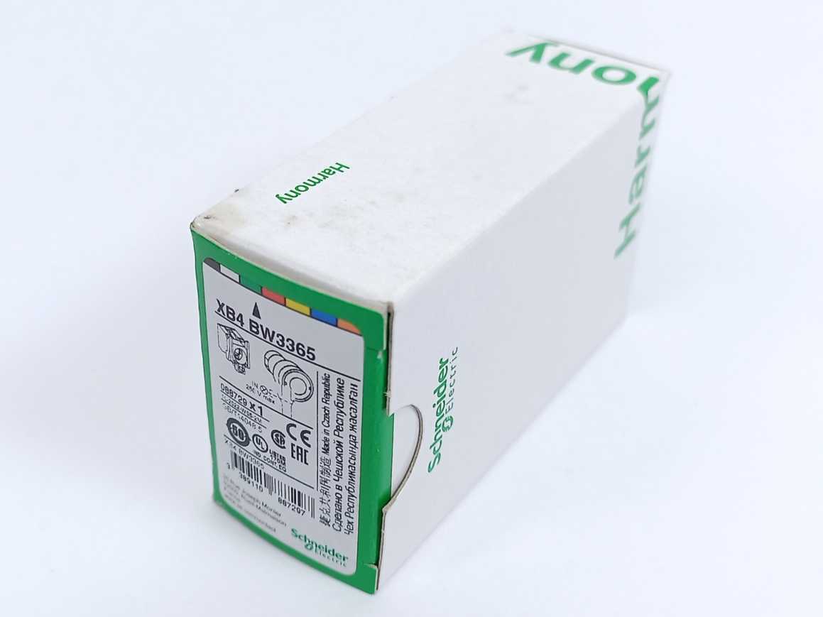 Schneider Electric XB4 BW3365 Illuminated Push Button, Harmony XB4