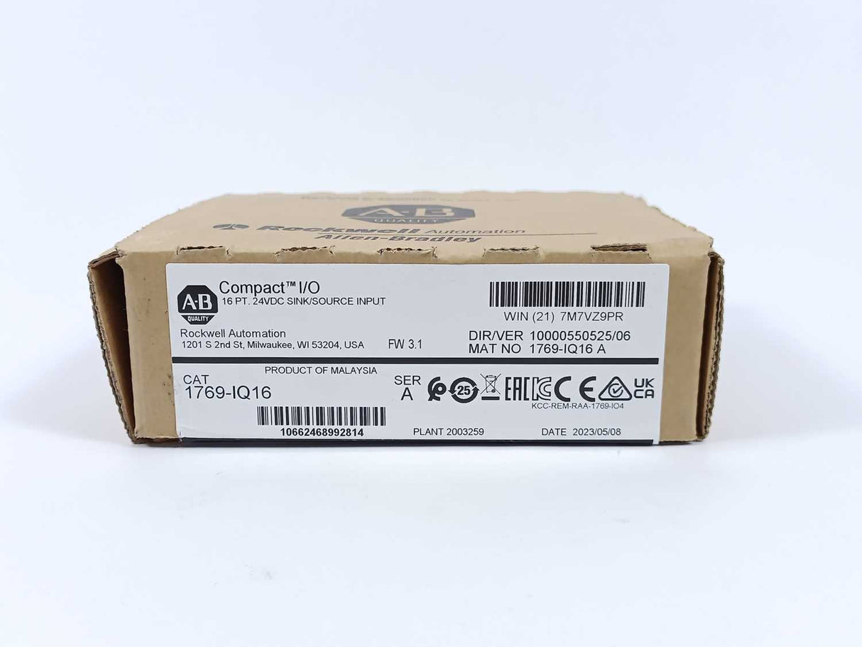 AB 1769-IQ16 Ser. A; FW 3.1 Input module