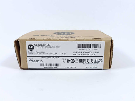 AB 1769-IQ16 Ser. A; FW 3.1 Input module