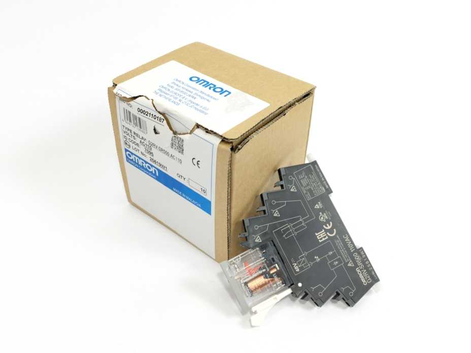 OMRON G2RV-SR500 AC110 0002168119 Slim I/O General Purpose Relay Batch 5 pcs.