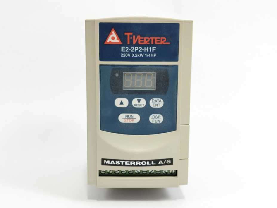 Teco E2-2P2-H1F T-Verter drive 22V 0.2kW 1/4HP