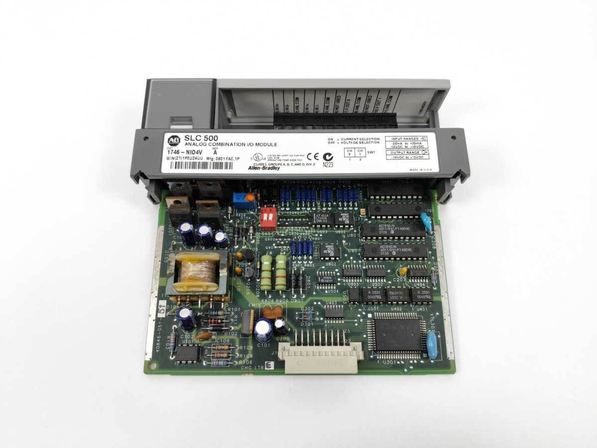 AB 1746-NI04V Ser.A, SLC™ 500 4-Channel Analog I/O Modules