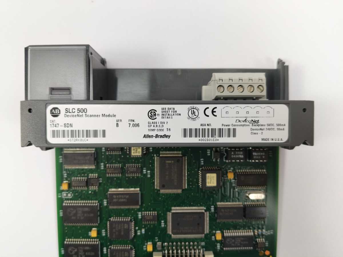 AB 1747-SDN SER. B, FRN 7.002 SLC 500 DeviceNet Scanner Module