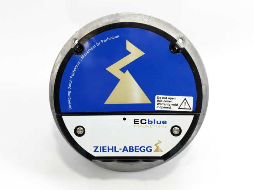 Ziehl-Abegg L-VR-A9327 Motor, MK090-6IN.05.R, 100-130Vac, 50/60Hz, 0.5kW, 5A