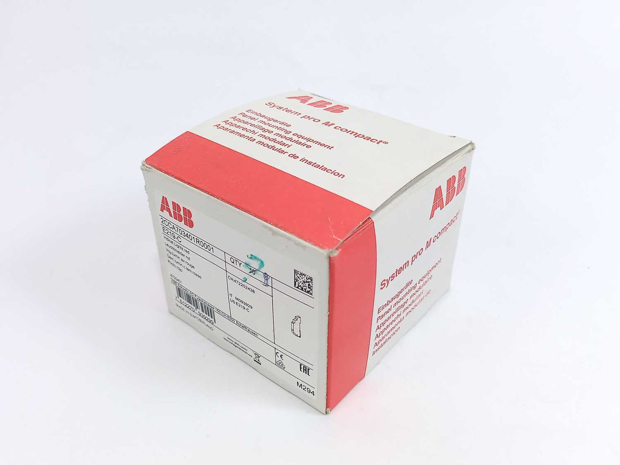 ABB 2CCA703401R0001 E219-C Indicator Light, Red, Batch of 9 pcs.