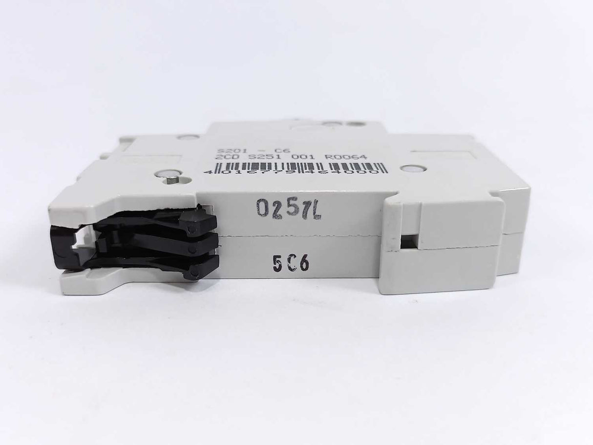 ABB 2CDS251001R0064 S201-C6 Miniature Circuit Breaker, Batch of 10 pcs.