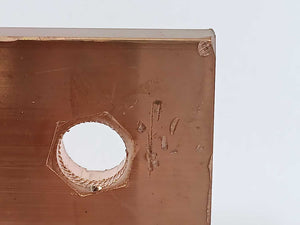 NES COP 1557 Heavy-Duty U-Channel Copper Busbar Connector, 9,93 kg