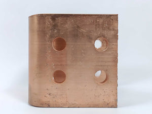 NES COP 1557 Heavy-Duty U-Channel Copper Busbar Connector, 9,93 kg