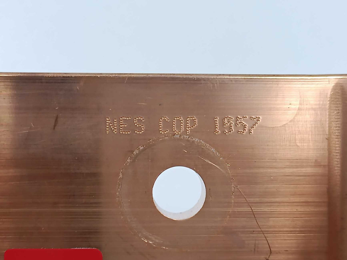 NES COP 1557 Heavy-Duty U-Channel Copper Busbar Connector, 9,93 kg