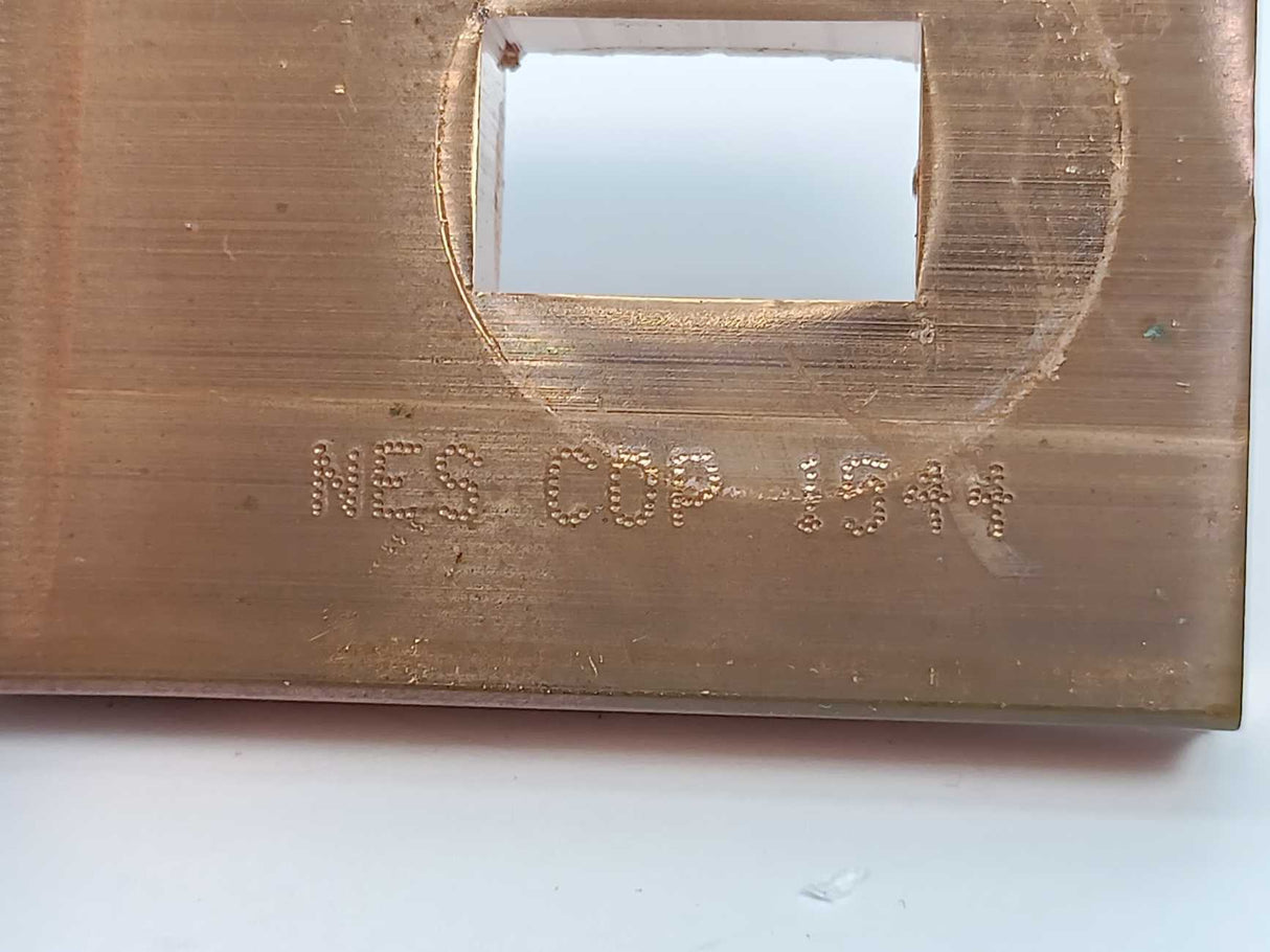 NES COP 1557 Heavy-Duty U-Channel Copper Busbar Connector, 9,93 kg