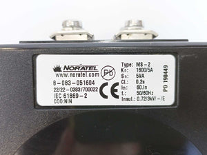 Noratel 8-083-051604 MS-2 Current Transformer 1600/5VA