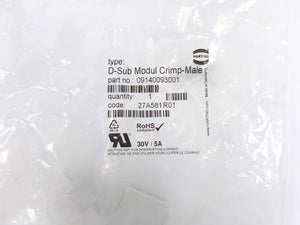 Harting 09 14 009 3001 Han D-Sub Module Crimp-Male