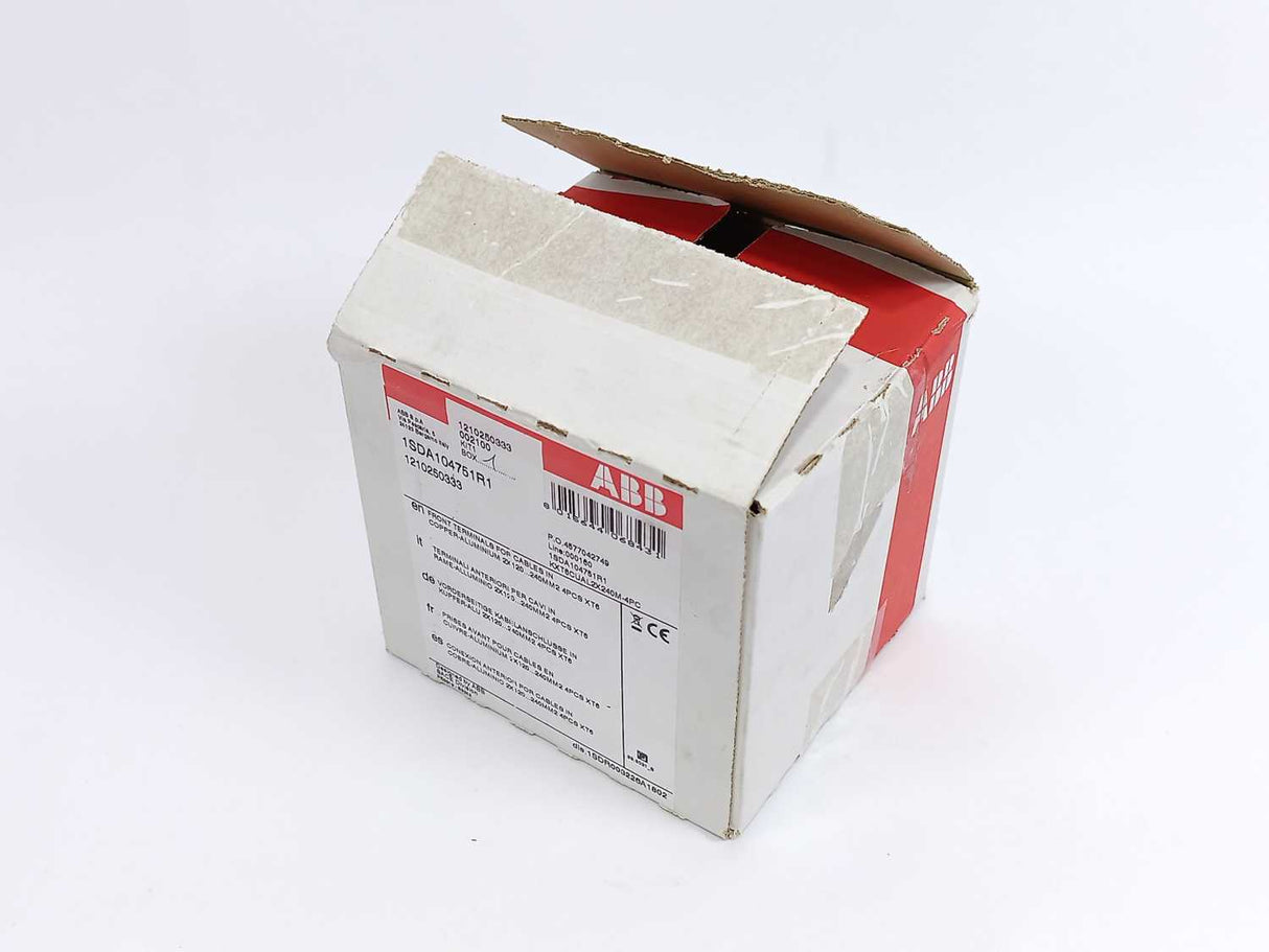 ABB 1SDA104751R1 KIT FC CuAl 2x240M Front Terminals for Cables, Set of 4