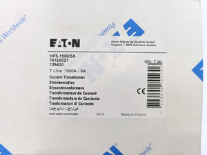Eaton 741E0027 HF5-1500/5A Current Transformer