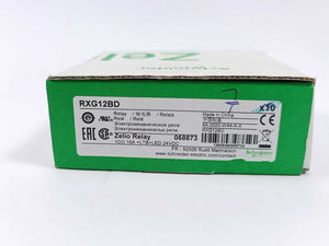 Schneider Electric RXG12BD Interface Plug in Relay, Batch of 7 pcs.