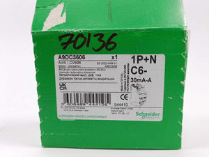 Schneider Electric A9DC3606 Acti9 Residual Current Breaker 1P+N