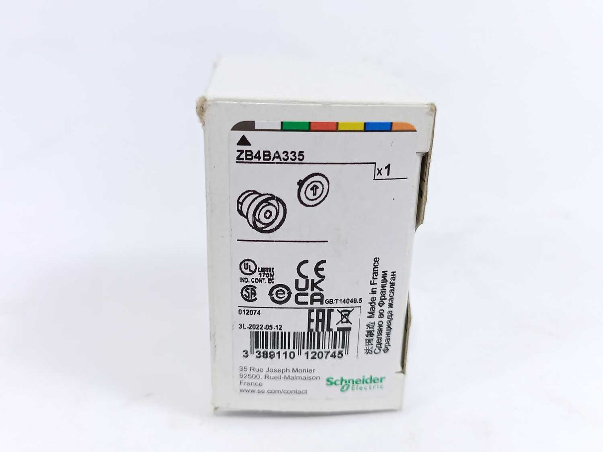 Schneider Electric ZB4BA335 Pushbutton, 10 Pcs.