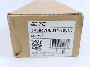 TE Connectivity 1SNK705011R0000 DIN Rail Terminal Blocks 40 Pcs.