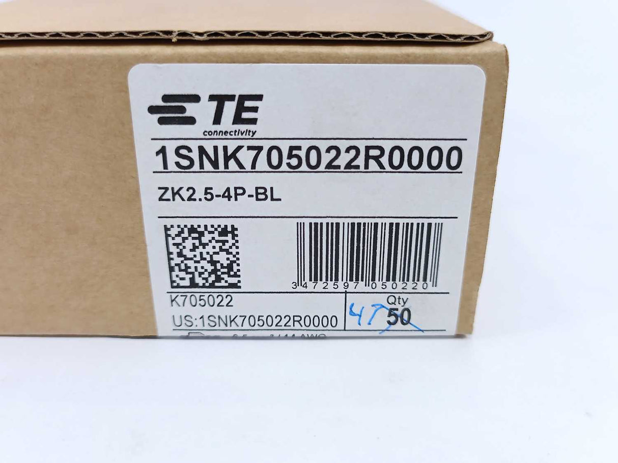 TE Connectivity 1SNK705022R0000 PI-Spring Terminal Block 47 Pcs.