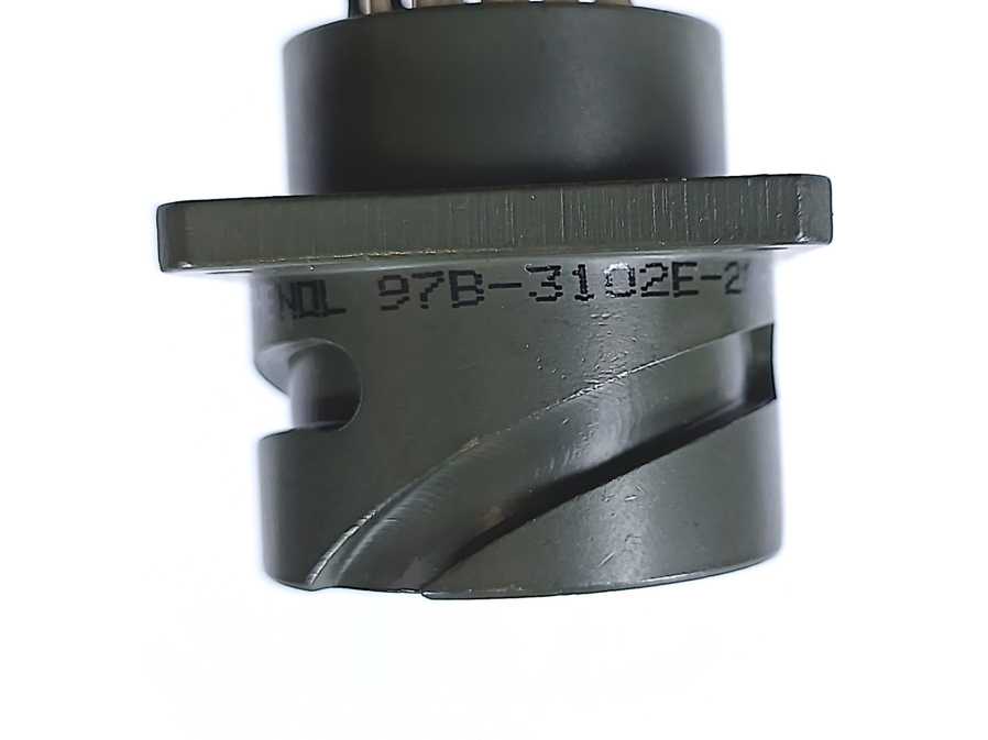 Amphenol 97B-3102E-20-29S-622 1413 Connector, not used just soldered
