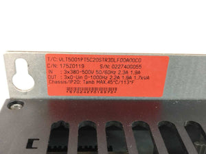 Danfoss VLT5001PT5C20STR3DLF00A00C0 175Z0119 1.7KVA Variable Frequency Drive