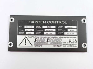 Scan Tronic                  Oxygen Control OC2010, OS2000 With -Measuring Probe