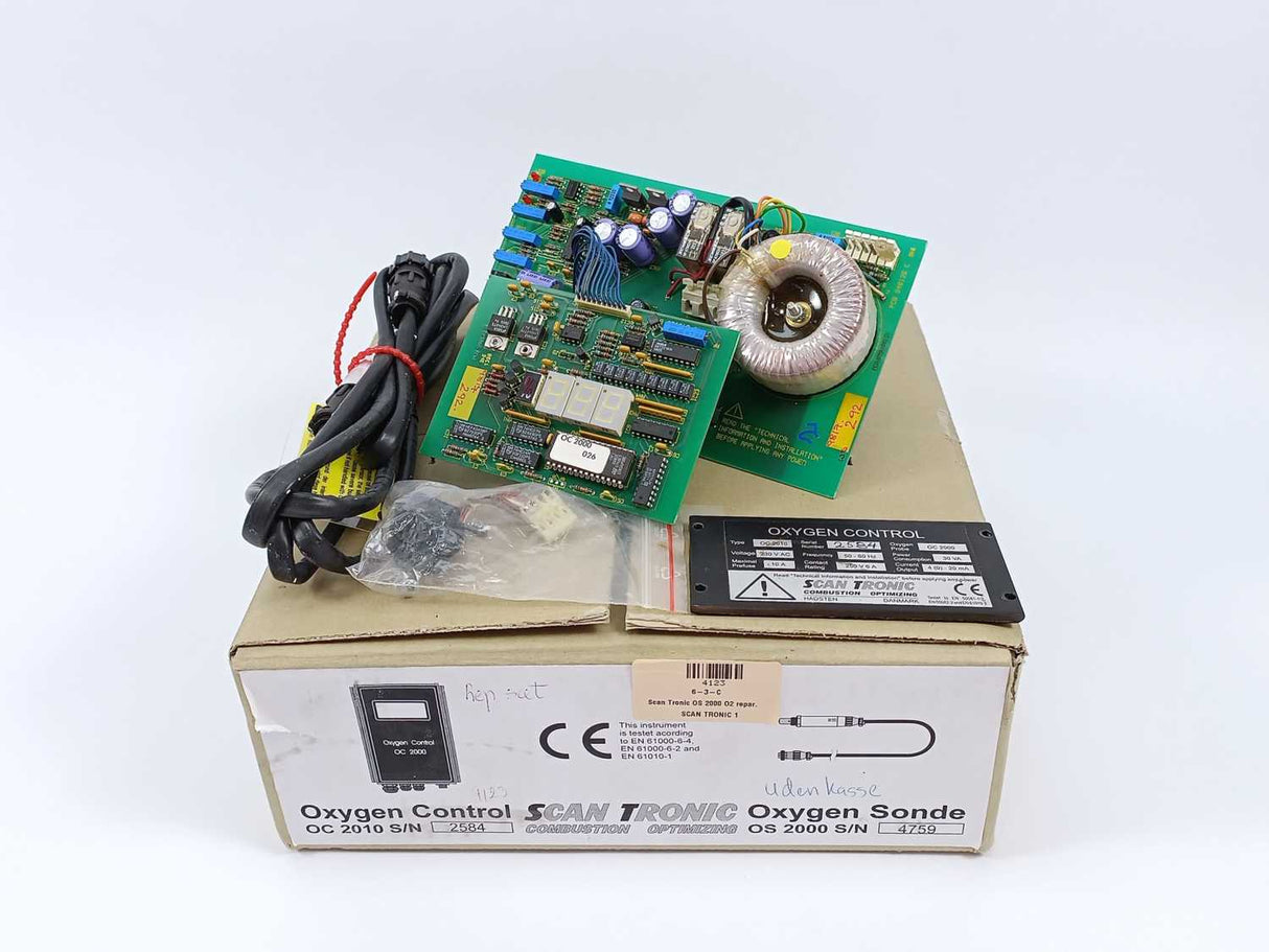 Scan Tronic                  Oxygen Control OC2010, OC2000 With -Measuring Probe