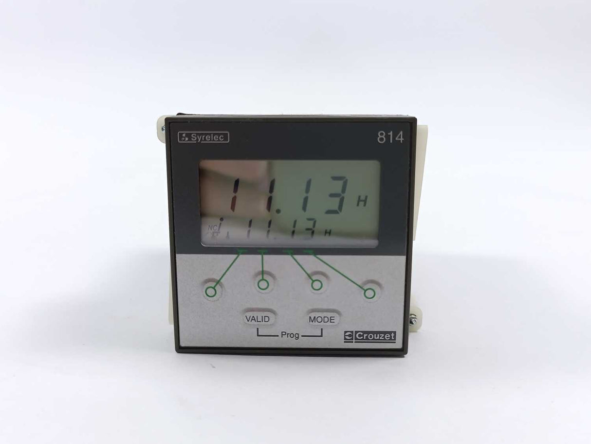 Crouzet Syrelec 88857105 Timer 814, 00,01S-9999H, 8A/250V, 50/60Hz
