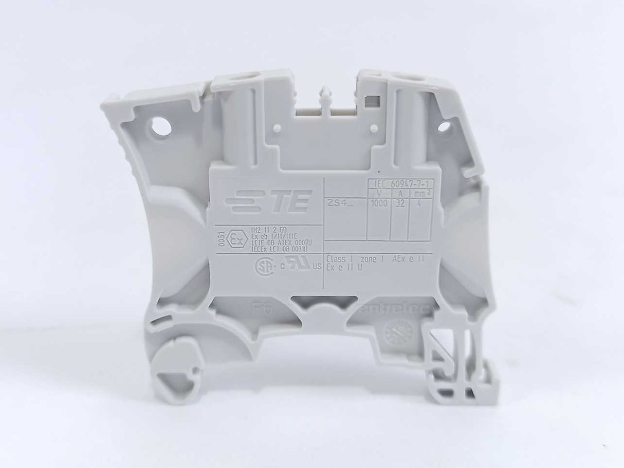 TE Connectivity 1SNK505010R0000 ZS4 Screw Clamp Terminal Block