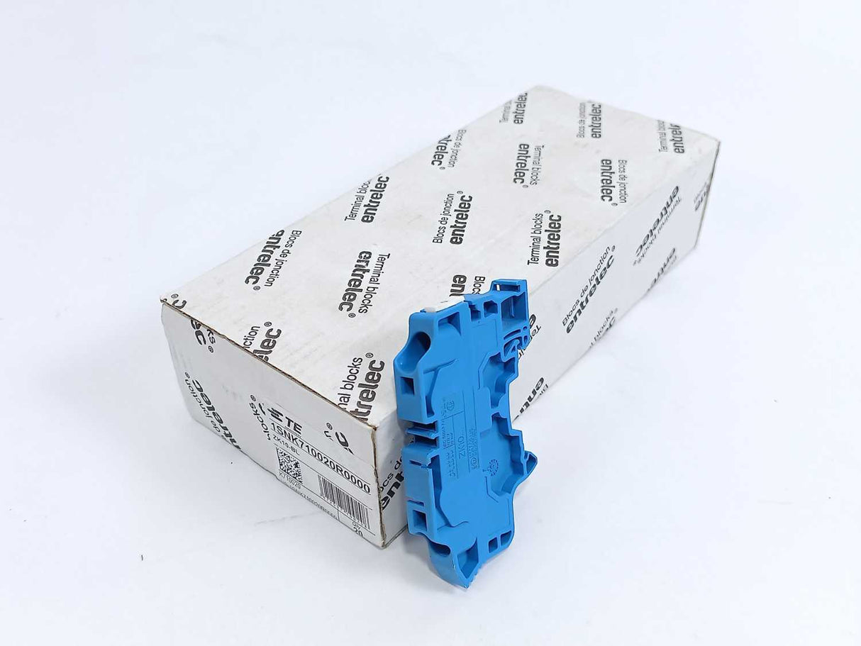 TE Connectivity 1SNK710020R0000  PI-Spring clamp Terminal Block ZK10-BL 20 Pcs.