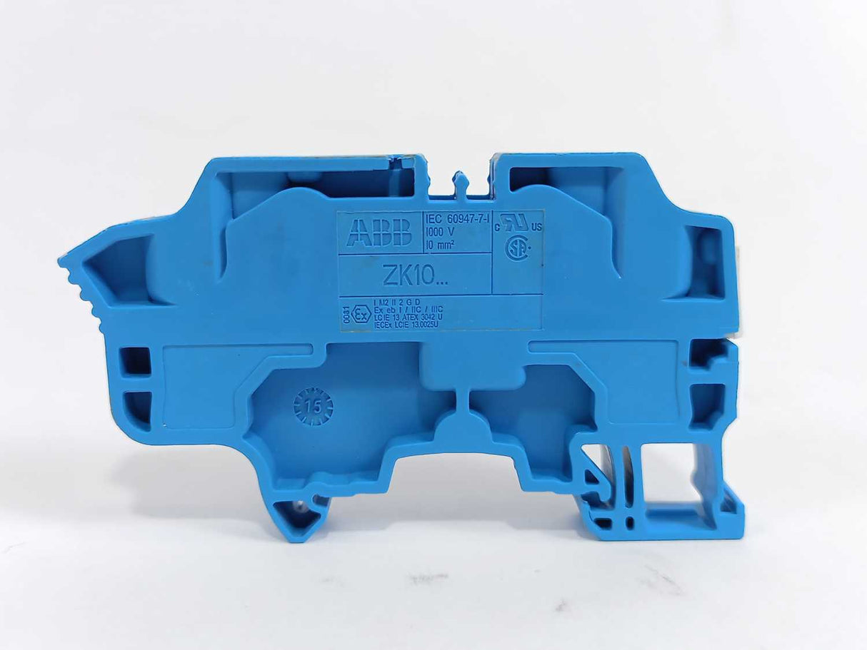 TE Connectivity 1SNK710020R0000  PI-Spring clamp Terminal Block ZK10-BL 20 Pcs.