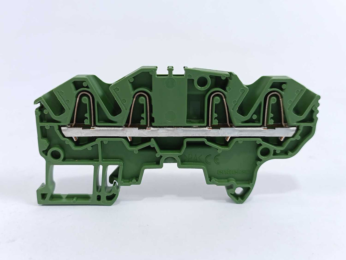 TE Connectivity 1SNK705075R0000 ZK2.5-4P-GN PI-Spring clamp - Green 50 Pcs.