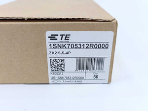 TE Connectivity 1SNK705312R0000 Terminal Block With 1 Test Socket ZK2.5-S-4P
