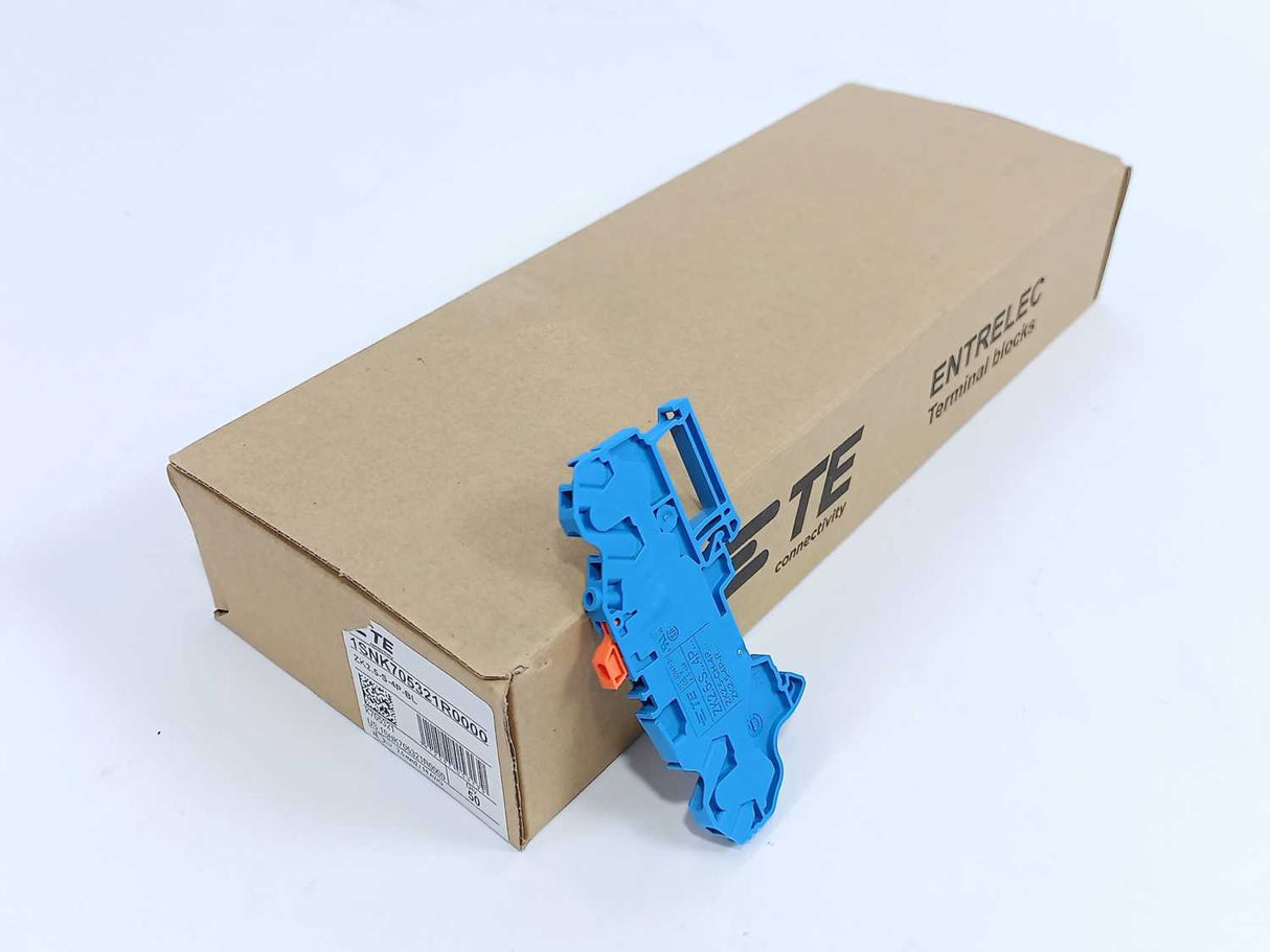 TE Connectivity 1SNK705321R0000 Terminal Block  ZK2.5-S-4P-BL 50 Pcs.