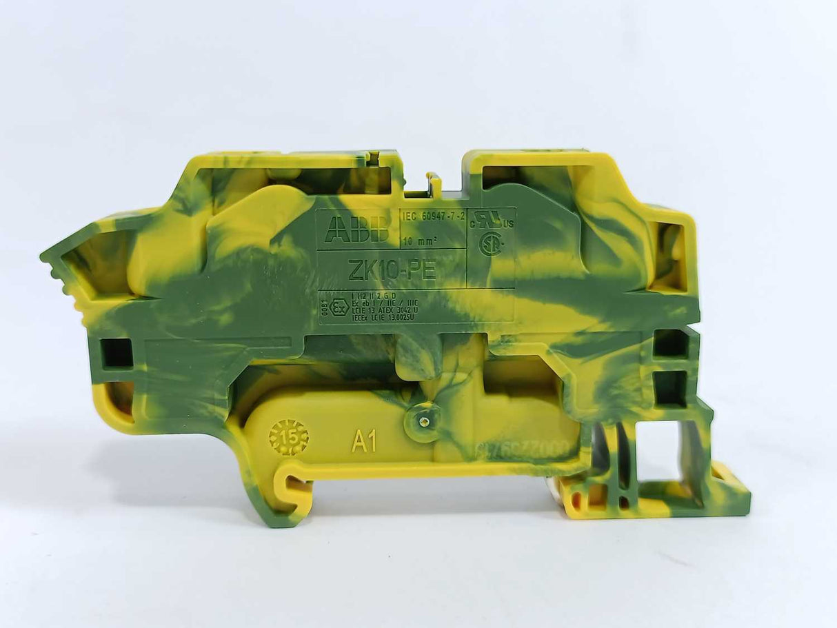 ABB 1SNK710150R0000 E PI-Spring Clamp Terminal Block ZK10-PE 20 Pcs.