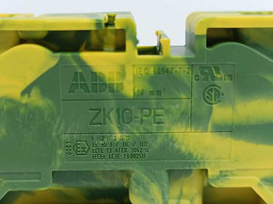 ABB 1SNK710150R0000 E PI-Spring Clamp Terminal Block ZK10-PE 20 Pcs.