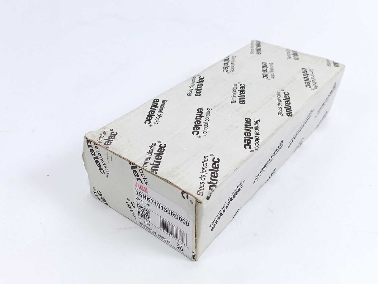 ABB 1SNK710150R0000 E PI-Spring Clamp Terminal Block ZK10-PE 20 Pcs.