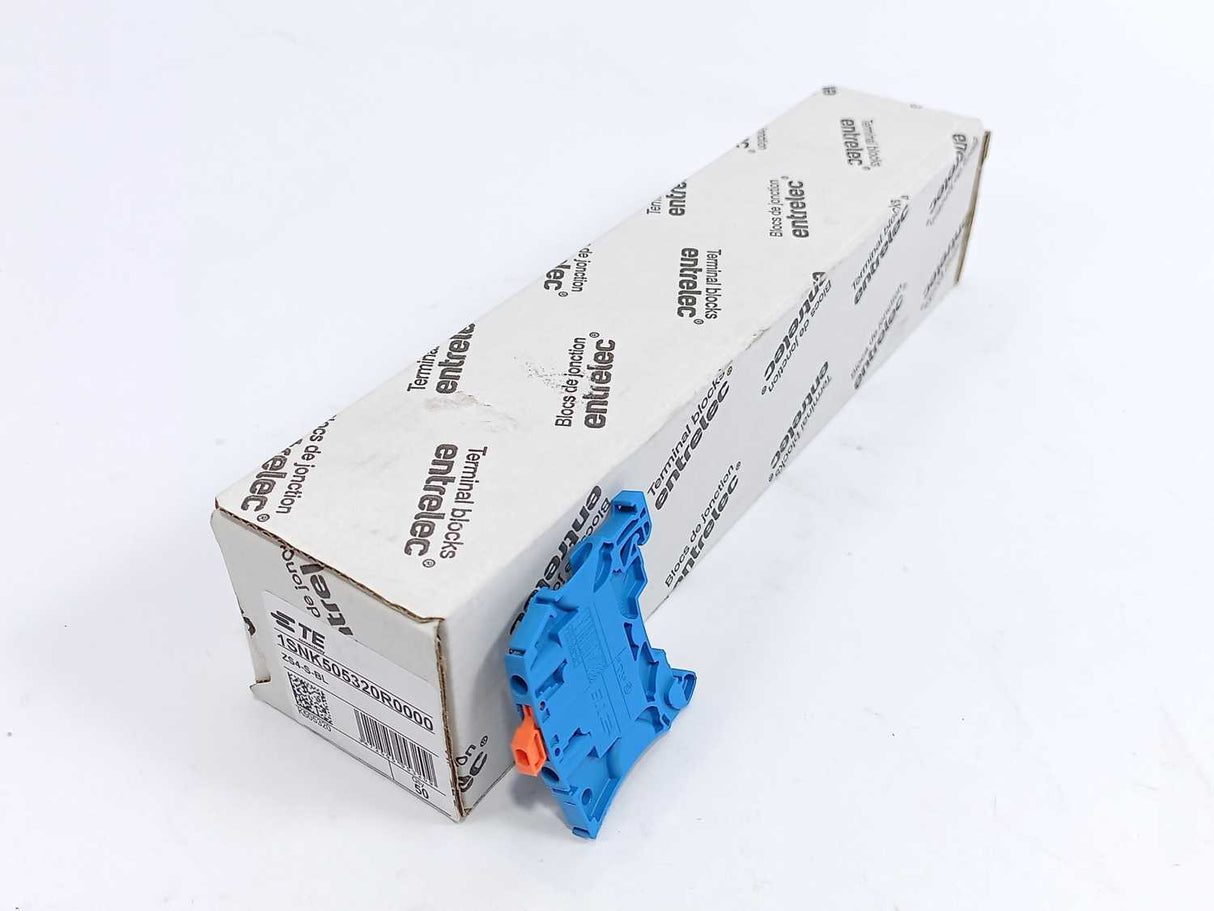 TE Connectivity 1SNK505320R0000 ZS4-S-BL Screw Clamp Terminal Block