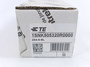 TE Connectivity 1SNK505320R0000 ZS4-S-BL Screw Clamp Terminal Block