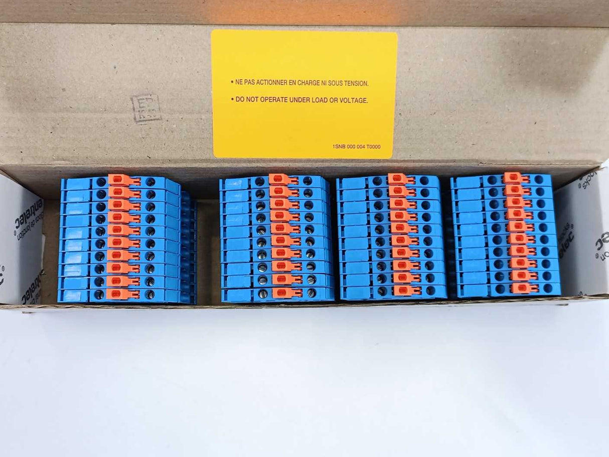 TE Connectivity 1SNK505320R0000 ZS4-S-BL Screw Clamp Terminal Block